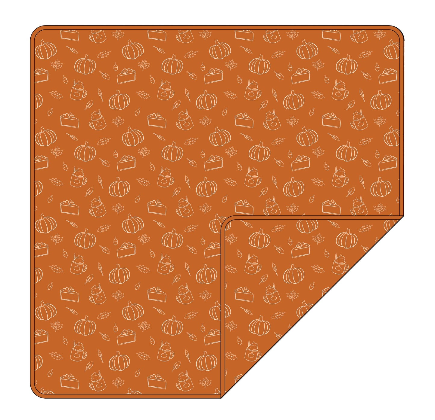 Pumpkin Snuggle Blanket