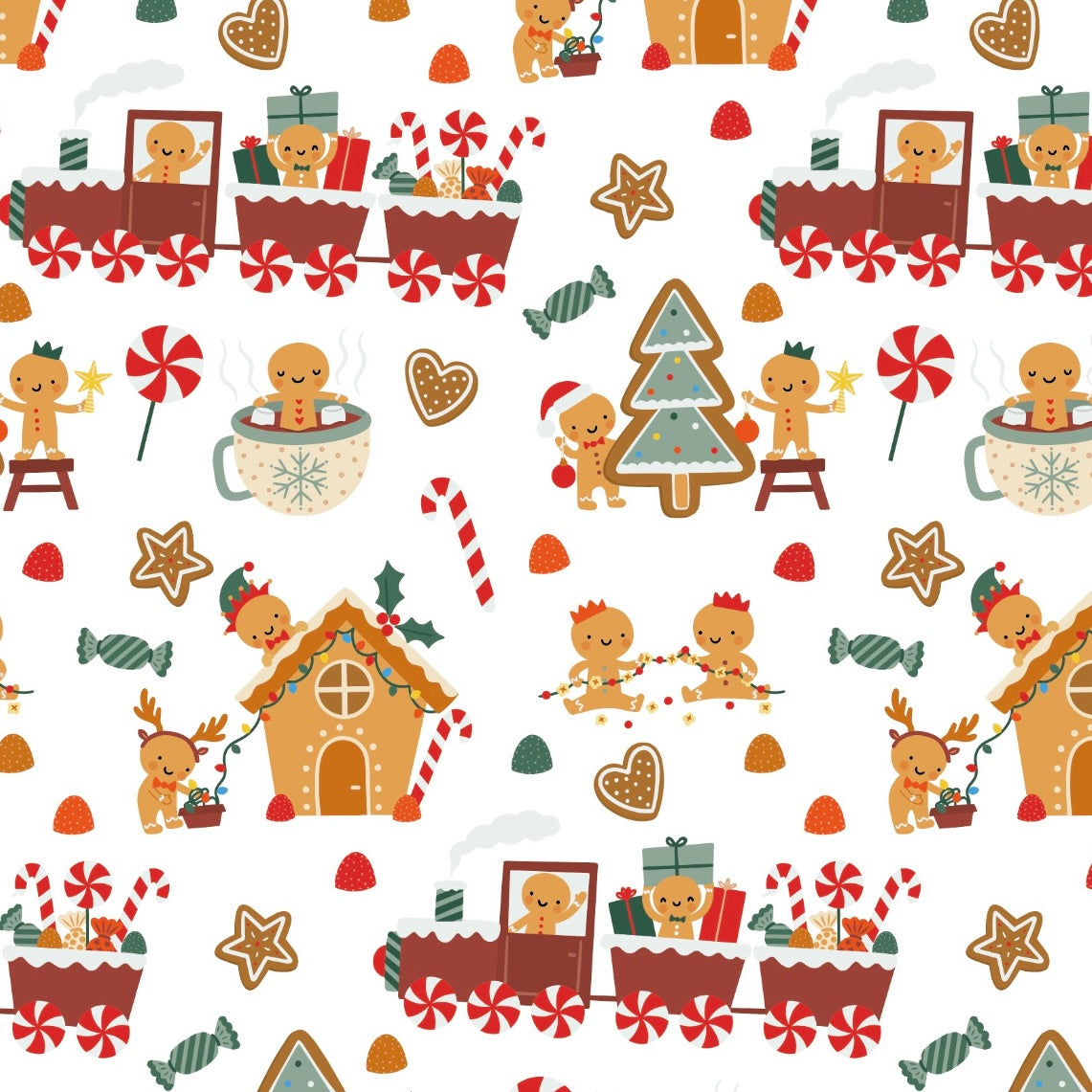 Gingerbread Long Sleeve Mama Gown