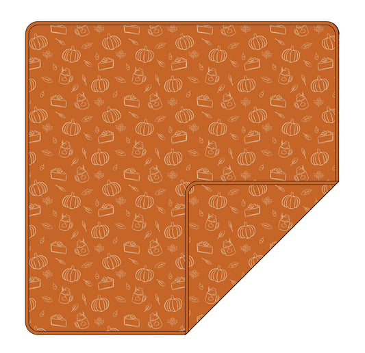 Pumpkin Snuggle Blanket